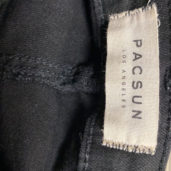 Pacsun, Size:24, Black, High Rise Ripped Shorts - Picture 4 of 5